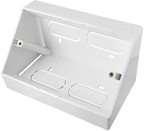 angled electrical back box|surface mounted angled box.